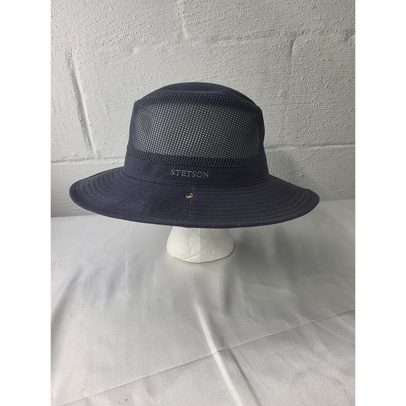 Stetson Outdoor Cloth Hats | Official Site Stetson Oudoor Navy Air Cotton Hat Sun Shady Mesh Breezer Golf‎ Hike Fishing